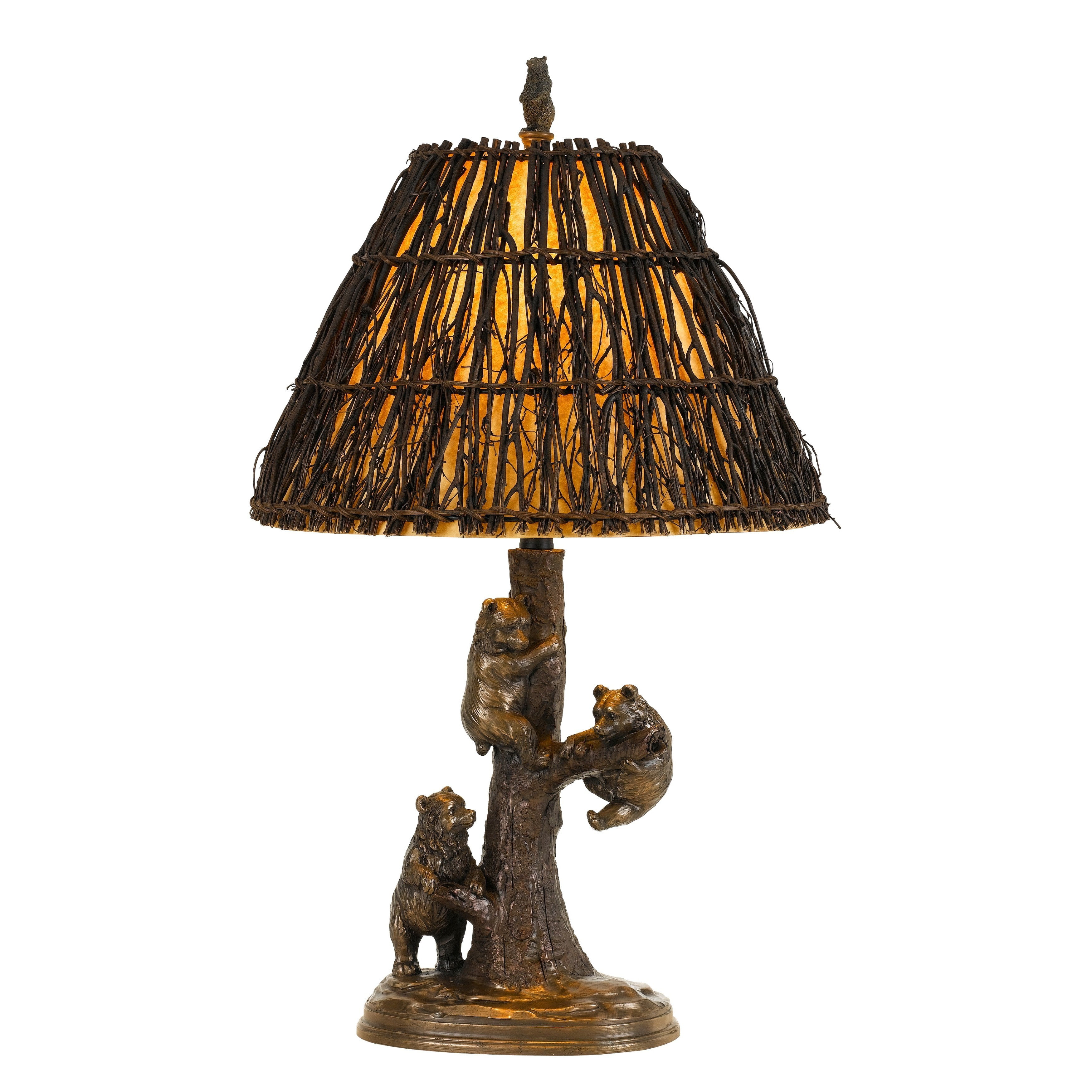 Cast Bronze Color Finish, Antique Cast Bronze Table Lamp