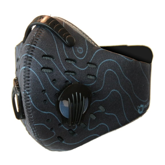 Blockade Gray / Teal Depths Neoprene Cycling Mask