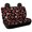 Ladybug Daisy Floral Pattern, variant on FUIALDOLG Cat Sunflower Print Rear Bench Seat Covers, 2 Piece Non Slip Machine Washable Seat Protectors for Suv Truck Van