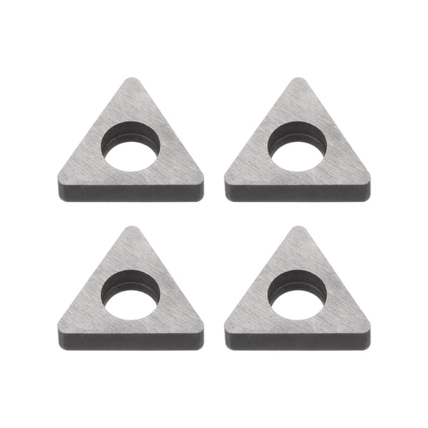 4uds Carburo Inserto Asiento Cuña MT2204 Torneado Herramienta Accesorios Rosca Cuña Asientos para CNC Torno Torneado Herramienta Soporte, Plateado Tono Unique Bargains herramientas de torneado de torno