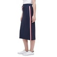 thumbnail image 2 of Tommy Hilfiger Womens Midi Skirt (Sky Captain, X-Large), 2 of 4