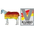 thumbnail image 2 of Rambo Supreme 1680D Vari-Layer Turnout Blanket (450g Heavy, 250g Hood), Black (Red Trim), Size: 66, 2 of 2