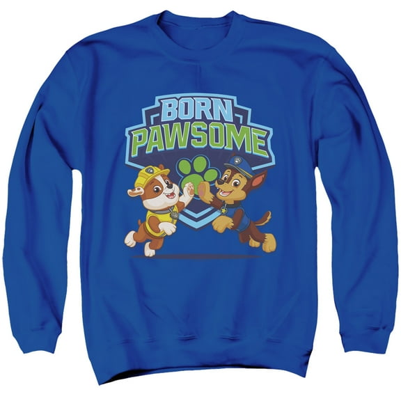 Paw Patrol Born Pawsome Unisex Adult Crewneck Sweatshirt