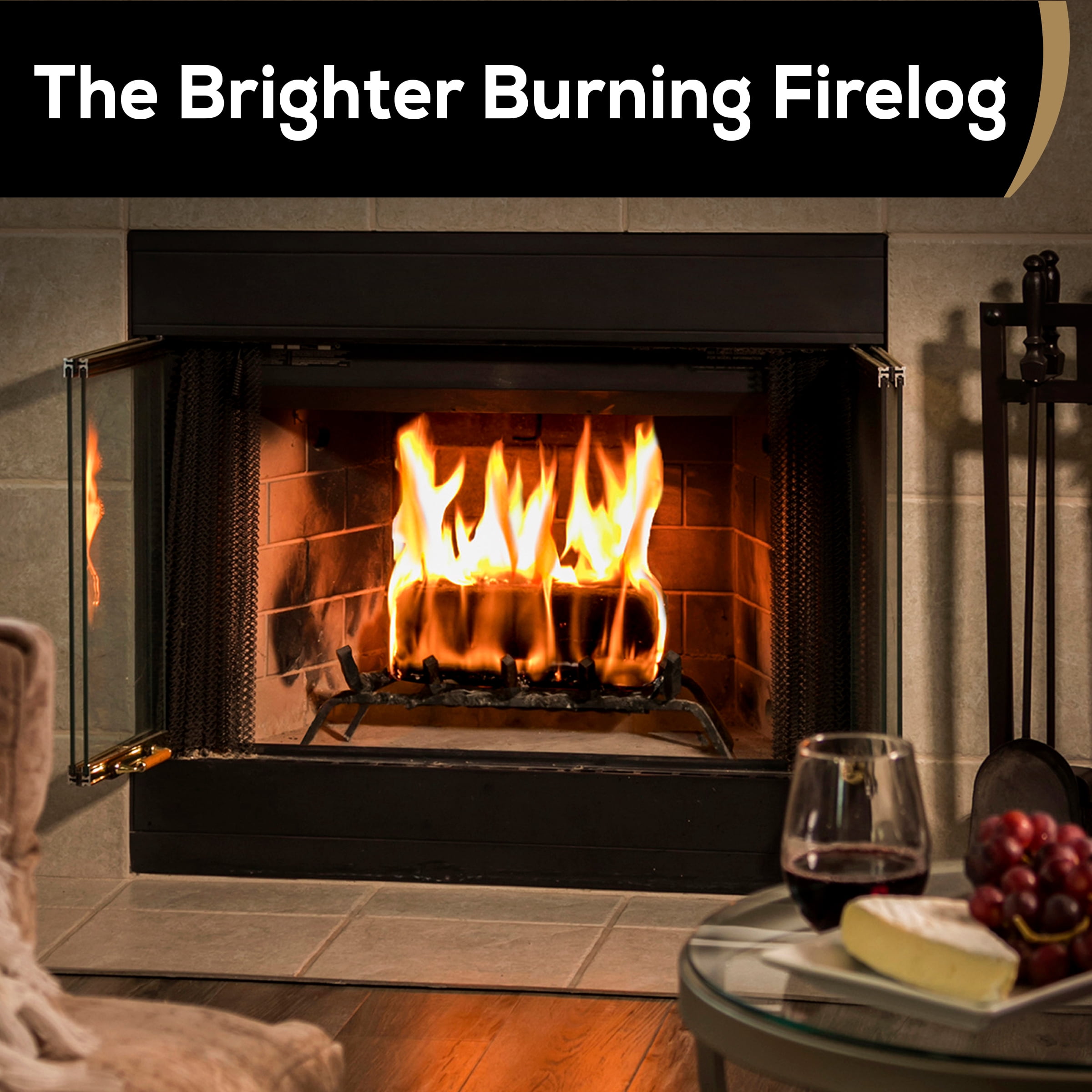 Open Box Duraflame 4.5 lb Premium Fast Lighting 3 Hour Burn Firelogs, Set of 6