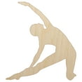 thumbnail image 1 of Yoga Gate Pose Wood Shape Unfinished Piece Cutout Craft DIY Projects - 4.70 Inch Size - 1/4 Inch Thick, 1 of 7