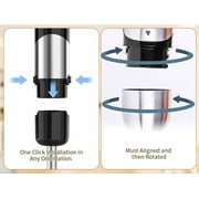 Immersion Blender, 1100W Electric Mixer Handheld, 5-in-1 Stick Blender with Chopper, Blender for Kitchen with 600ml Beaker