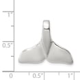thumbnail image 4 of Auriga Fine Jewelry 925 Sterling Silver Whale Tail Charm Pendant for Women(L- 19mm, W- 23mm), 4 of 6