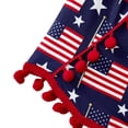 thumbnail image 7 of Girls 4th of July Outfit Red White Blue Top and Shorts Set,Size 3, 7 of 7