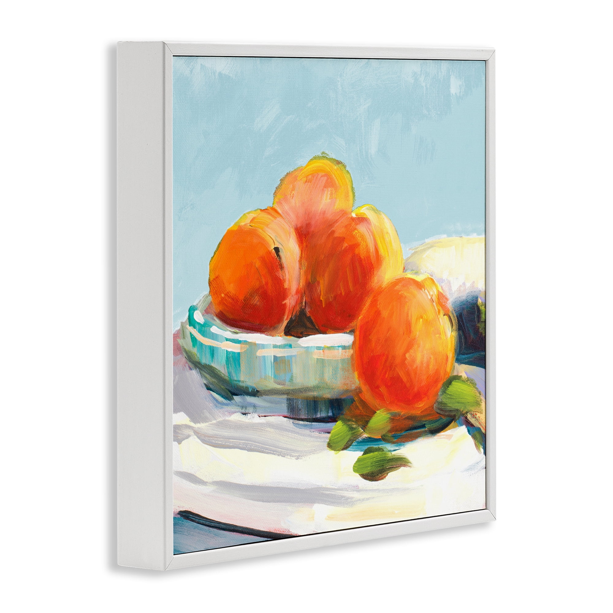 Stupell Industries Citrus Plantation Still Life White Framed Giclee Art, design by Jane Slivka