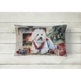 thumbnail image 4 of Coton De Tulear Cozy Christmas Throw Pillow 12 in x 16 in, 4 of 4