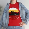 thumbnail image 3 of Kansas City Skyline Shirt - Unisex Heavy Cotton Tee Shirt, 3 of 9