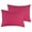 Magenta, variant on Flxxie Quilted Pillow Shams Ultra Soft and Warm Pillowcases Set of 2 (Standard, Chocolate)
