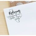 thumbnail image 3 of Printtoo Self Inking Round Custom Address Return Rubber Stamp Texas Map Personalized Stamper Gift Idea, 3 of 6