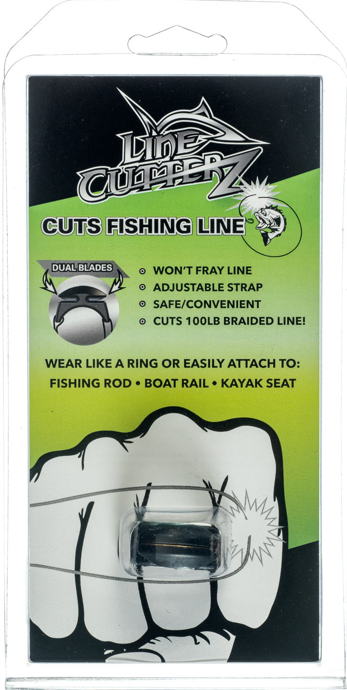 Line Cutterz Patented Fishing Line Cutter Ring You Can Wear or Mount to  Fishing Rod Handles Fishing Pliers and Tools