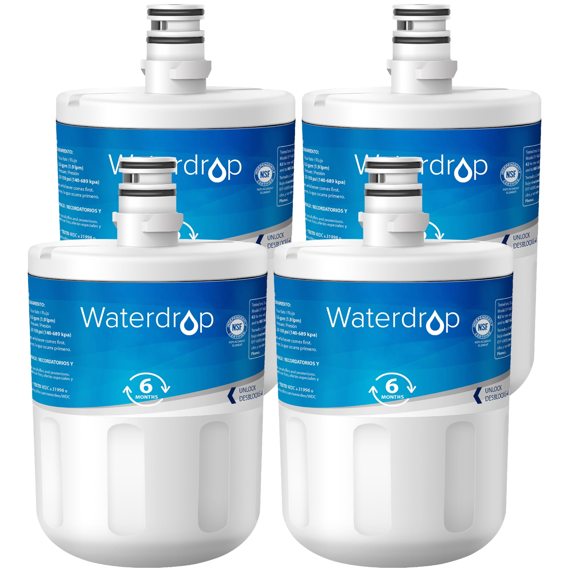 Waterdrop 5231JA2002A Refrigerator Water Filter, Replacement for LG