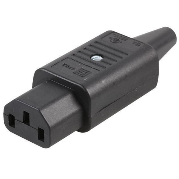 SCHURTER - C13 Rewireable IEC Connector, Straight