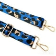 thumbnail image 2 of Wrapables Wide Adjustable Crossbody Handbag Strap, Women's Replacement Bag Strap for Purses, Blue Leopard Print, 2 of 7