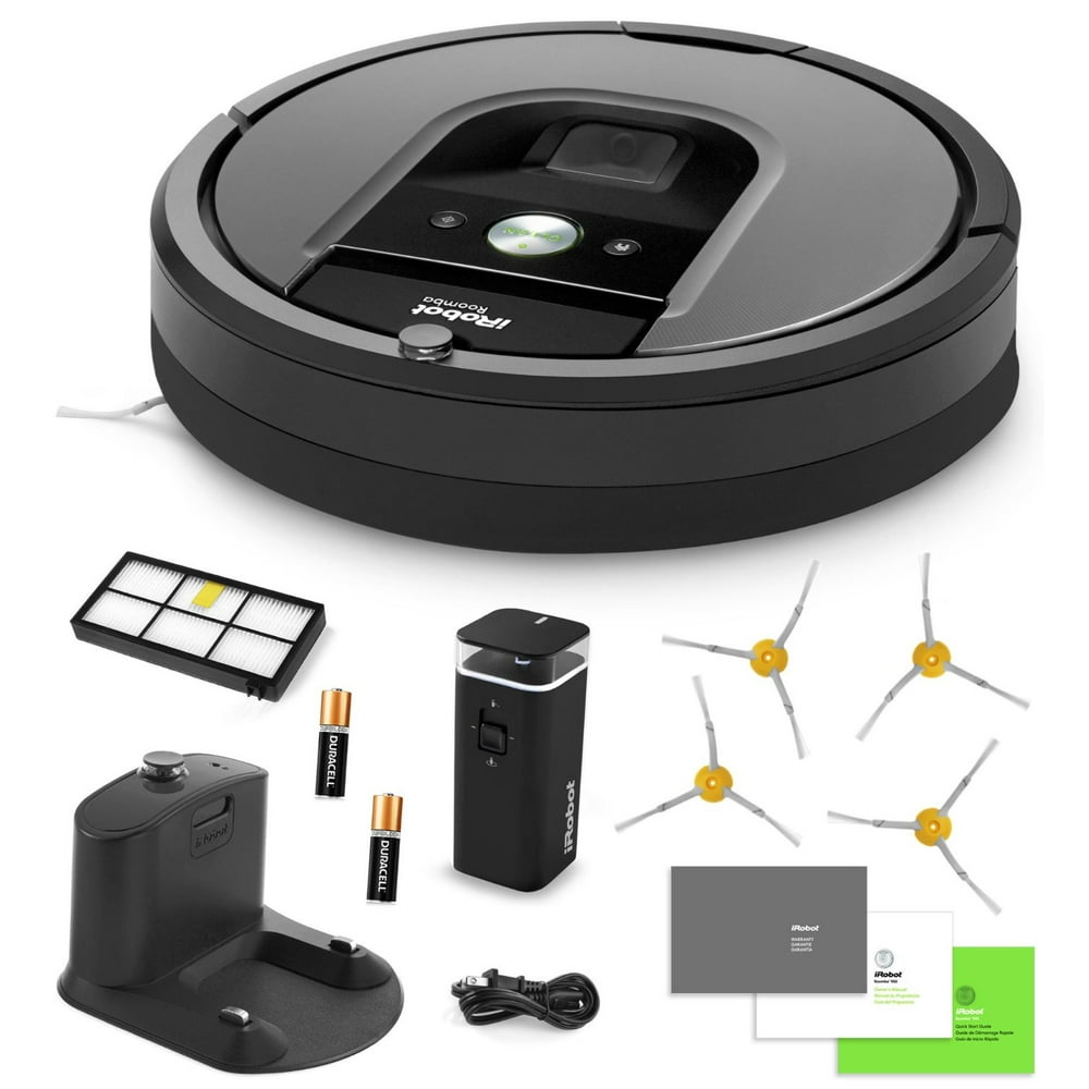 iRobot Roomba 960 Vacuum Cleaning Robot + Dual Mode Virtual Walls