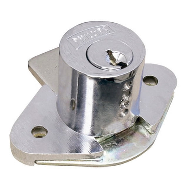 Cerradura Phillips Mueble Escritorio D/ovalo Cromada