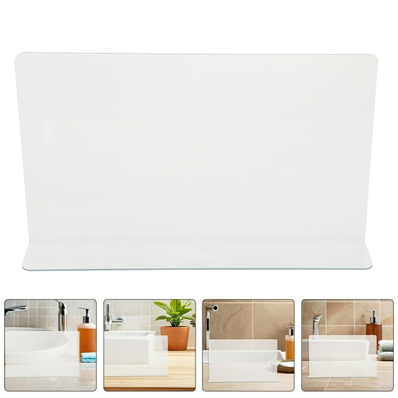 OULII 2Pcs Shower Splash Guard for Tub Corners Bathroom Water Barrier Protector