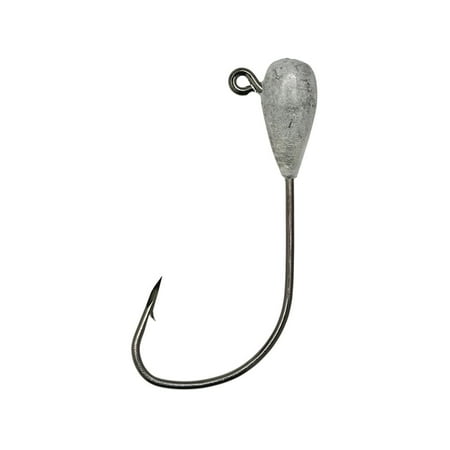 Eagle Claw Trokar Weedless Tube 3/8oz Jighead Platinum Black