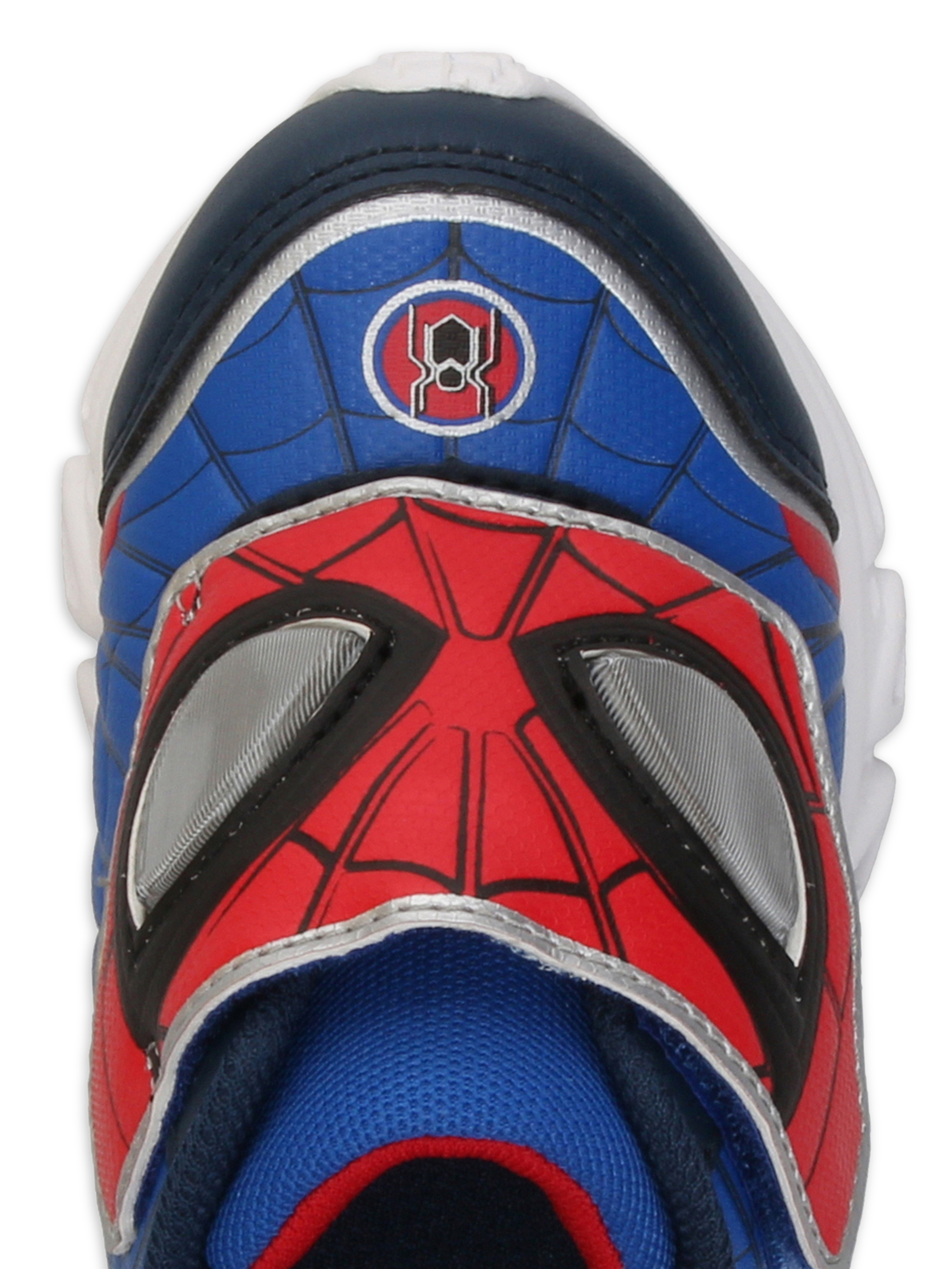 Spiderman Toddler Boys License Light-up Low-Top Sneakers, Sizes -