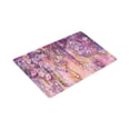 thumbnail image 3 of MKHERT Spring Flowers Watercolor Wisteria Blossoms Painting Doormat Rug Home Decor Floor Mat Bath Mat 30x18 inch, 3 of 3
