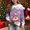 #1-Purple, variant on Sweatshirt Long Sleeve Christmas Printed Crewneck Pullover Tops Unisex Youth Cute Comfy Clothes For Xmas Festive Holiday Wear