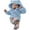 Sky Blue, variant on TAIAOJING Baby Teddy Bear Jackets Toddler Kids Girls Boys Full Zip Up Hooded Bear Ear Long Sleeve Thick Outerwear Snowsuit Coat 2-3 Years