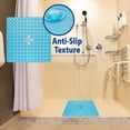 thumbnail image 4 of TheraCare Non-Slip Shower Mat, Anti-Fungal, BPA-Free, Mildew Resistant, 21" x 21", 4 of 8