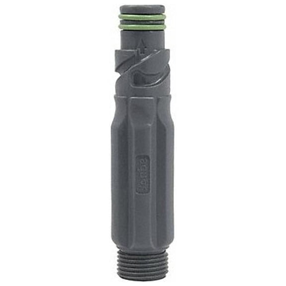 Aquor Water Systems Hose Connector,Acetal Resin,Gray CN-S1-G