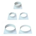 thumbnail image 6 of AFQH Air Vent Duct Connector Flange Straight Ventilation Pipe Plastic Ducting Tools, 6 of 7