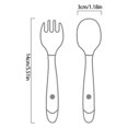 thumbnail image 2 of 24-Piece Flatware Set, 18/0 Stainless Steel Knife Fork Spoon Teaspoon Silverware Set, Service for 6, 2 of 8
