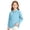 #A03-Sky Blue, variant on Abcomgle Girls Uniform Shirts Size 10 Long Sleeve Pique Polo Shirt with Collar Button Down School Uniform Shirts for Girls Moisture-Wicking Classic Girls Pullover