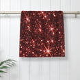 thumbnail image 4 of Kdxio Hand Towel Red Glitter Texture for Bathroom Kitchen Fingertip Bath Towels 27.5 x 16 Inch Home Hotel Gym Laundry Room, 4 of 5