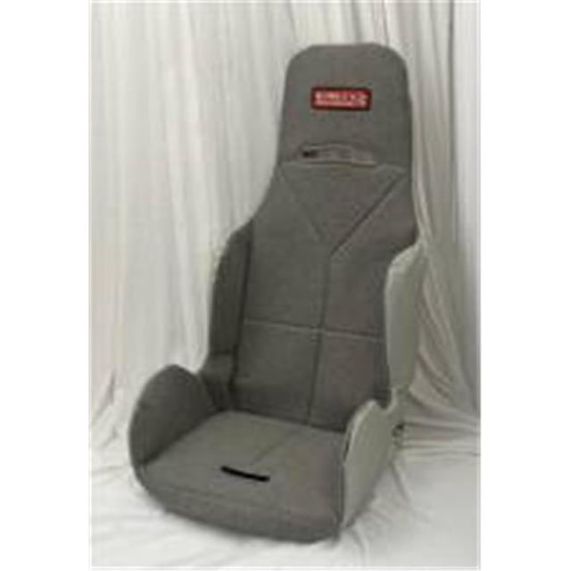 Kirkey 16817 17 in. Economy Drag Seat Cover - Grey Cloth