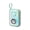 Green, variant on Mini Bluetooth Speaker Transparent Shell with RGB Lights Portable Wireless Outdoor Speaker Cyberpunk Style Speaker with Hanging Rope and Battery Display