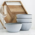 thumbnail image 5 of Stone Lain Tina 4 Piece Stoneware Bowl Set for Soups or Salads, Blue and Gray, 5 of 5