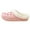Pink, variant on Womens Mens Plush Lined Clogs Unisex Warm Fuzzy Winter Slip on Slippers Comfortable Cushioned Mules Indoor Outdoor Garden Shoes Hot Pink Size 6