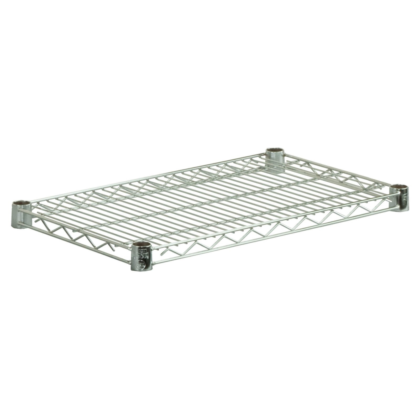 Honey Can Do Steel Shelf, 800 Lbs, 24" x 48", Chrome