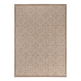 thumbnail image 2 of World Rug Gallery Transitional Floral Circles Textured Flat Weave Indoor/Outdoor Area Rug - BROWN 7'10"X10', 2 of 9