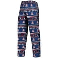 thumbnail image 4 of Men's Concepts Sport Navy Arizona Wildcats Swivel Long Sleeve Top & Pants Sleep Set, 4 of 5