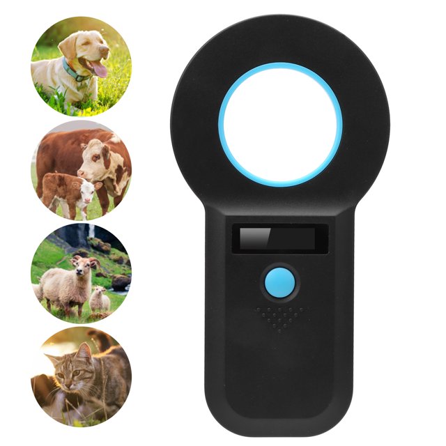 Pet ID Scanner, Pet Tag Reader, Handheld Portable High Performance ABS Plastic for Dog Pet
