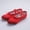 Red, variant on Children's Dance Shoes Soft Toe Strap Girls' Solid Color Ballet Practice Yoga Shoes 4-15 Years