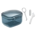 thumbnail image 2 of Estuche Limpiador de Dentaduras Postizas Azul Baoblaze, 2 of 8