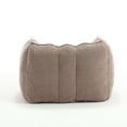 thumbnail image 5 of MEIGUGAO Adult Solid Print Oversized Bean Bag Chair, Coffee, 5 of 14
