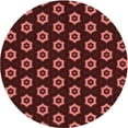 thumbnail image 1 of Ahgly Company Indoor Round Patterned Cherry Red Area Rugs, 8' Round, 1 of 6