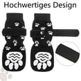 thumbnail image 4 of Calcetines antideslizantes para interiores para perros, protección suave y ajustable para patas de perros viejos con correa, control de tracción para uso en interiores en pisos de madera dura, 4 of 5