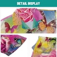 thumbnail image 3 of Men's Hawaiian Shirts and Shorts Set, Mens 2 Piece Short Set, Men Beach Outfits Sets, Pink Rose Butterfly Valentine, Men's Shirt and Short Sets, 3 of 6