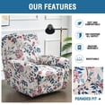 thumbnail image 3 of Recliner Slipcovers -Pieces Lazyboy Recliner Covers Recliner Couch Covers Recliner Chair Cover Non Slip Reclining Slipcovers with Storage Pockets Furniture Protector for Living Room, 3 of 8